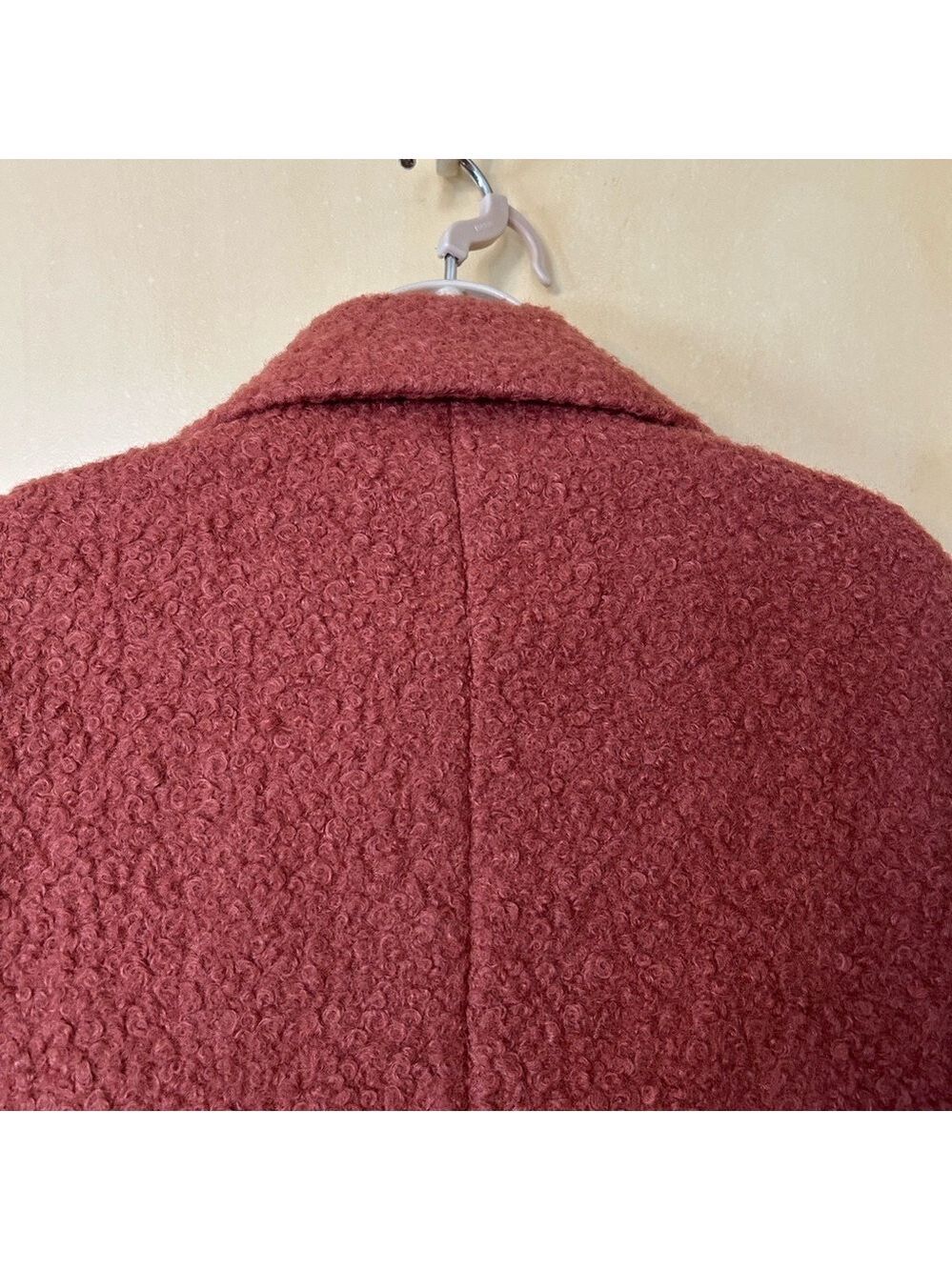 Sam Edelman Women's Cozy Sherpa Jacket in Dusty Rose size S - Picture 7 of 12